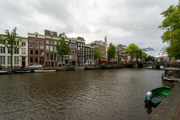 Amsterdam Holland Niederlande Gouda Grachten