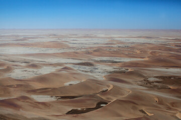 Namibian desert aerial view