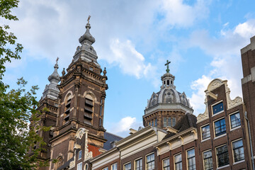 Fototapeta na wymiar Amsterdam Holland Niederlande Gouda Grachten