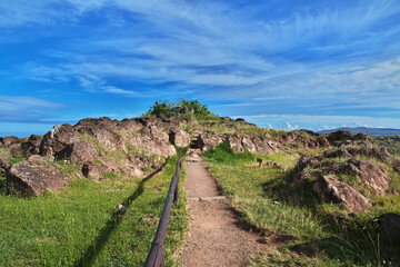 Rano Kau volcano in Rapa Nui, Easter Island, Chile