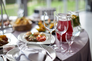 wedding table setting