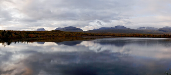 Abisko national park in north of Sweden