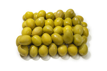 Tasty mix olives background.