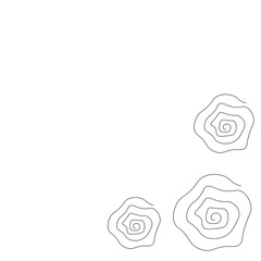 Roses flowers background. Vector illustration