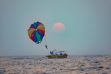 Parasailing at Goa Beach