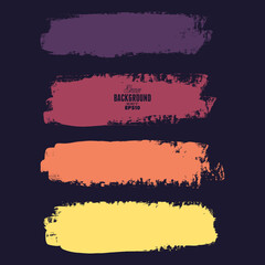 Grunge banner backgrounds in color