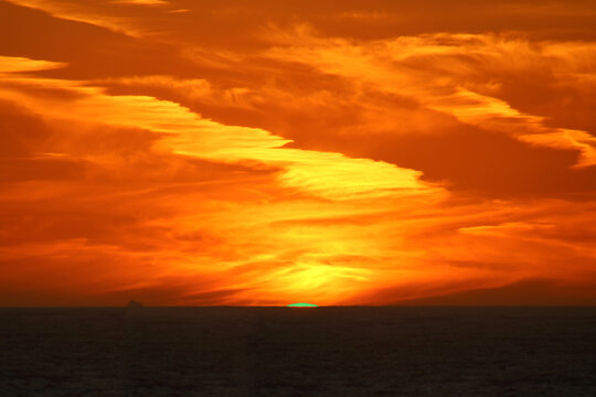 Green Flash Sunset