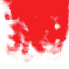 red ink splash
