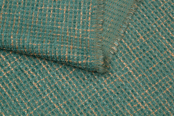 Boucle suiting fabric background texture