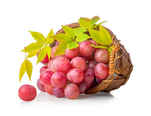 Pink grape basket