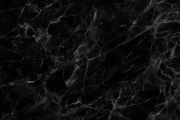 Fototapeta na wymiar Black marble high resolution, abstract texture background in natural patterned for design.