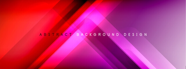 Motion concept neon shiny lines on liquid color gradients abstract backgrounds. Dynamic shadows and lights templates for text