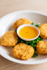 Deep fried shrimp cakes