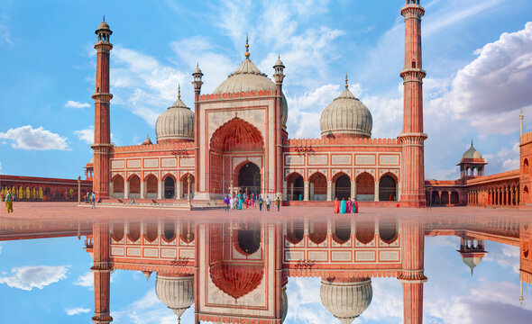 Jama Masjid, Old Town Of Delhi, India