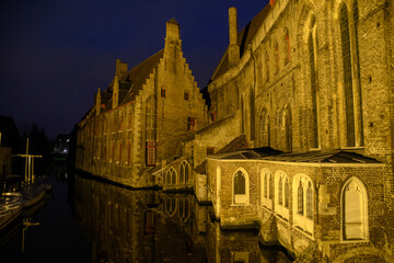 Plakat Ghent at night