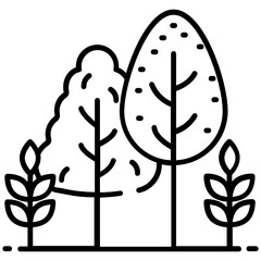  Wild forest, vegetation icon in modern vector   © SmashingStocks