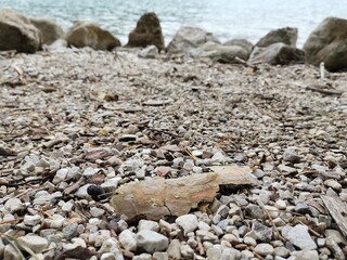 stones on the beach