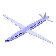 Self-care airplane traveling icon. Isometric of self-care airplane traveling vector icon for web design isolated on white background