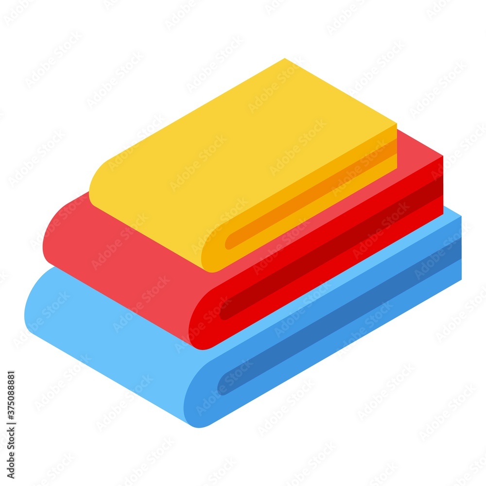 Poster clothes softener icon. isometric of clothes softener vector icon for web design isolated on white ba