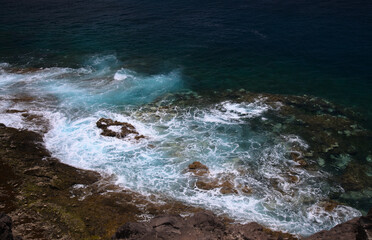 North coast of Gran Canaria, Canary Islands, coast of Arucas municipality 