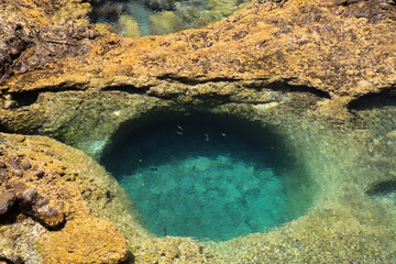 North west coast of Gran Canaria, Canary Islands, Sardina del Norte area, in Galdar municipality