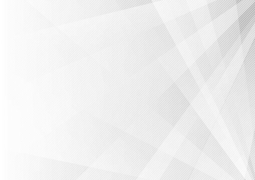 Abstract white and gray geometric shine and layer element on light background modern design.