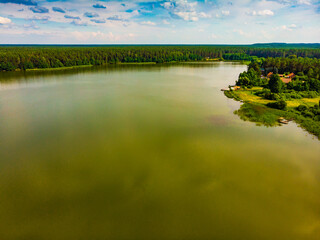 Lake Kierwik on Masuria, Poland