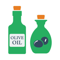 Bottle Of Olive Oil Icon