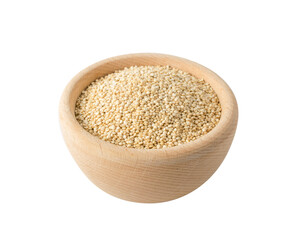 Quinoa Seeds Background or Chenopodium Quinoa Isolated