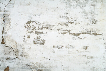 Old cracked plaster wall, background, texture.
