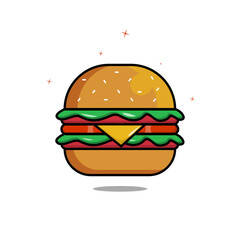 Burger Vector Illustration