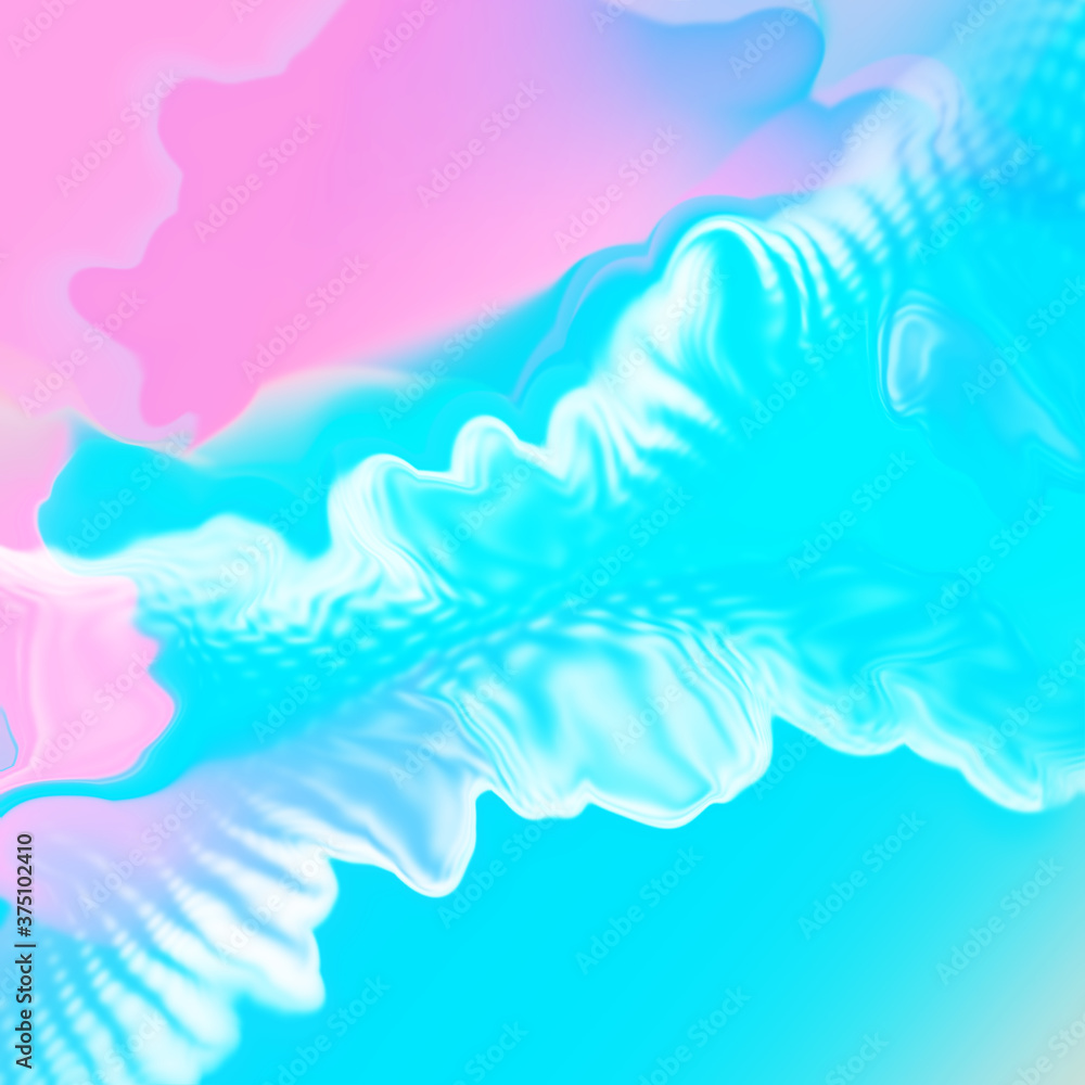 Poster pastel liquid colorful background. multicolored gradient with fluid flow waves design.