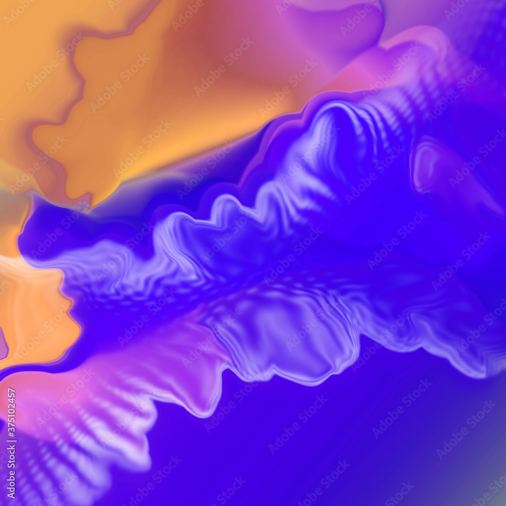 Poster vibrant liquid colorful background. multicolored gradient with fluid flow waves.