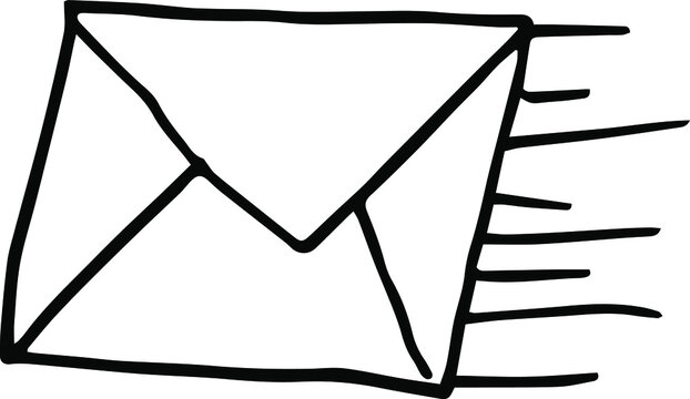The envelope icon. New mail. A letter with a message.