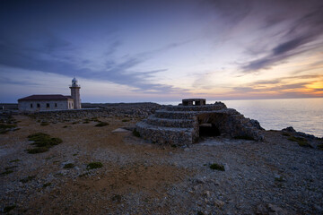 Fototapeta na wymiar Punta Nati. Ciutadella. Menorca. Islas Baleares.España.