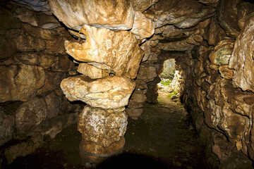 Navetiforme,poblado talayótico de Son Mercer de Baix(s.XII a.c.). Menorca. Baleares.España. © Tolo