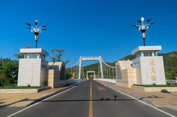 The scenery of Dalian Golden Stone National Geopark and Coastal Road in late Summer