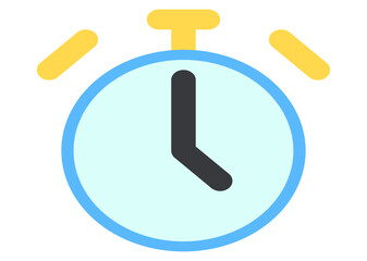 Timer icon. isolated vector element. stopwatch icon