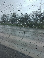 rain drops on window