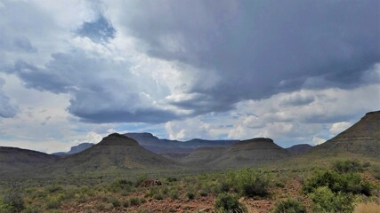 Semi Desert Mountain Scenery, Karoo NP, South Africa