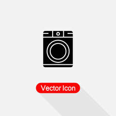 Washing Machine Icon Vector Illustration Eps10