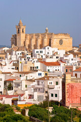 Obraz premium Catedral de Ciutadella.Menorca.Reserva de la Bioesfera.Illes Balears.España.