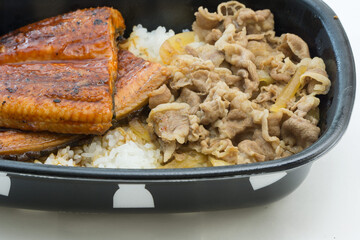 ウナギ牛丼　デリバリー