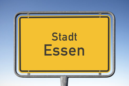 Ortstafel Stadt Essen (Symbolbild)