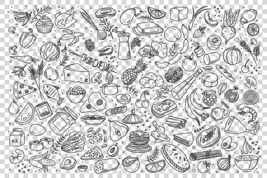 Food doodle set