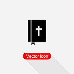 Obraz premium Bible Book Icon Vector Illustration Eps10