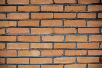 Yellow and red brick texture