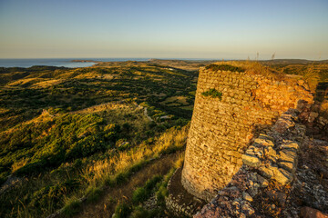 Castillo de Santa Águeda  - Sent Agaiz- , antes de 1232, término municipal de Ferrerías,...