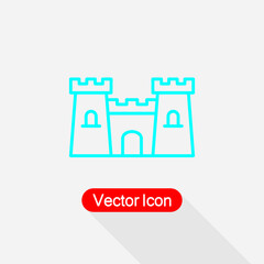 Castle Icon Vector Illustration Eps10