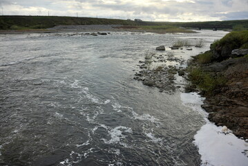 of the river North of Russia